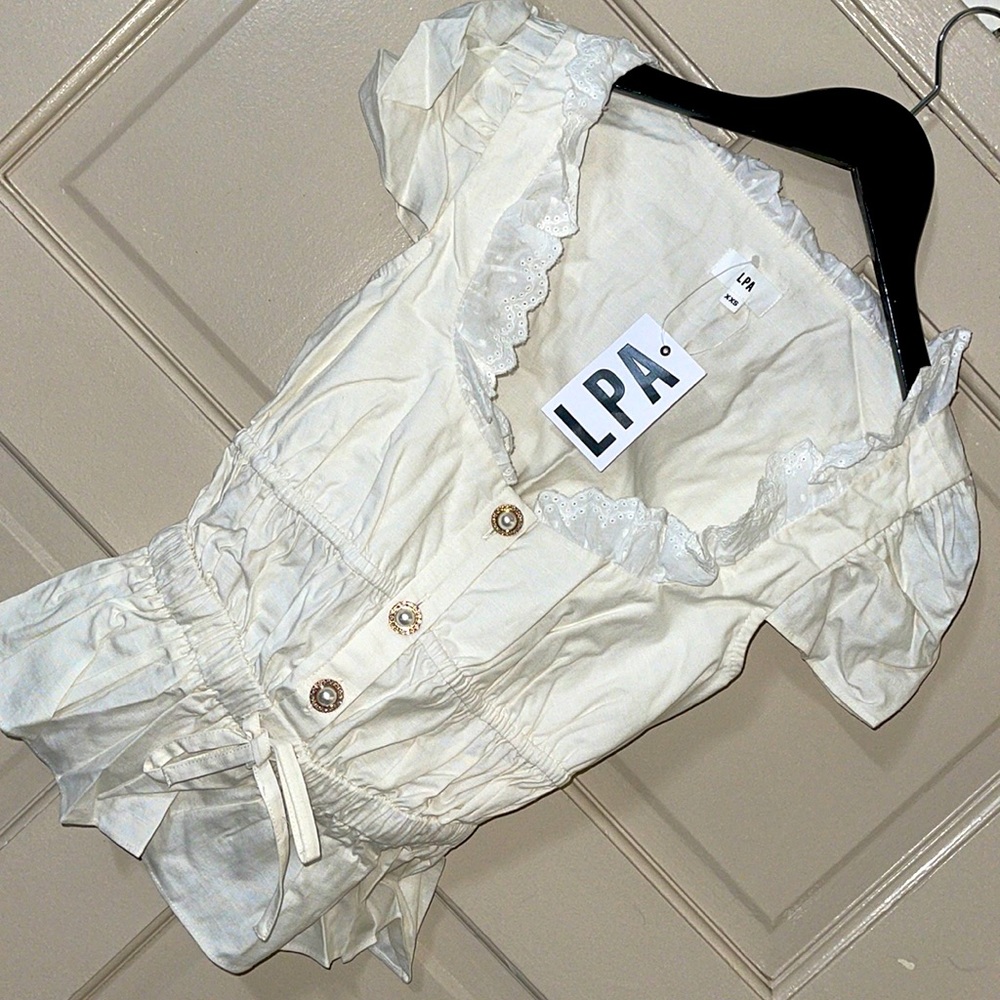 LPA Ivory Blouse